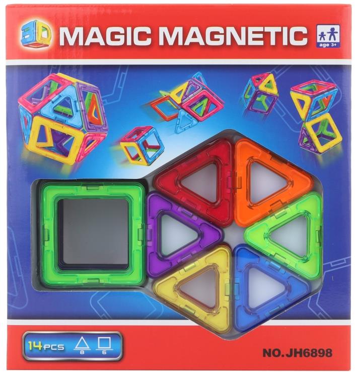 Lamps Magnetická stavebnice 14 ks