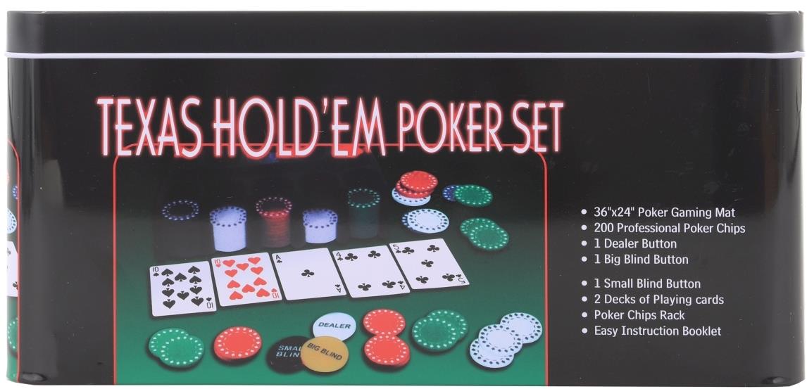 Lamps Set poker v plechovém boxu