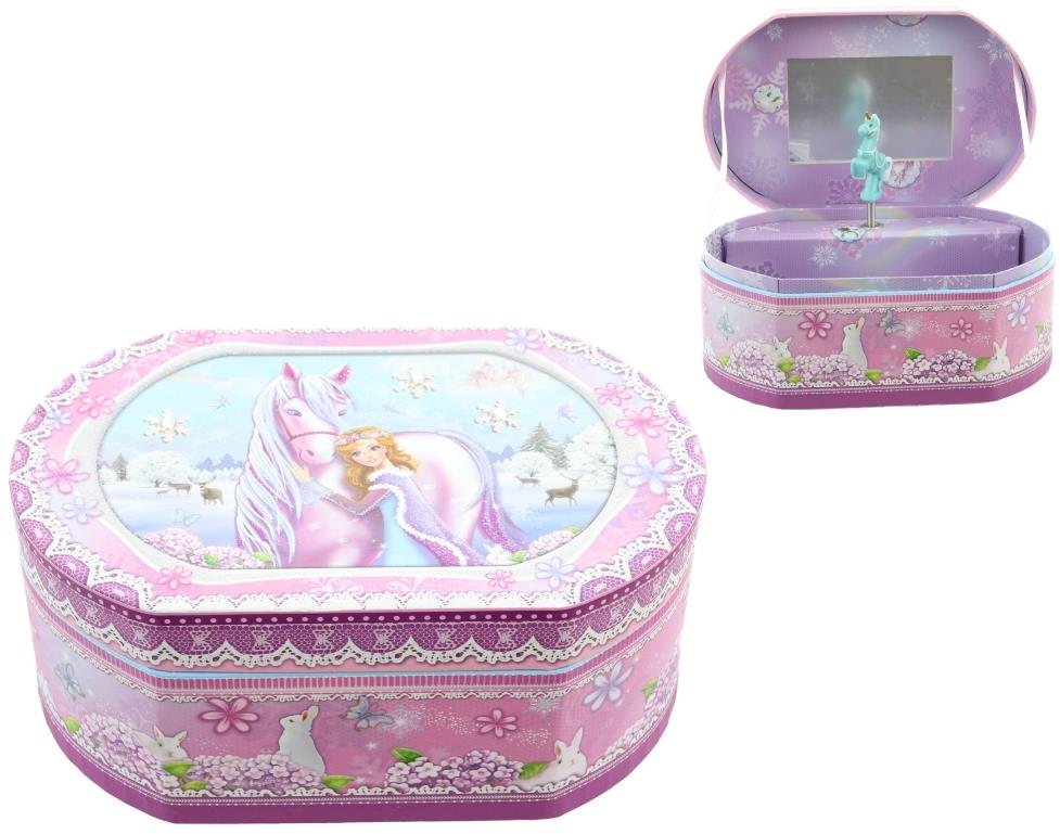 Lamps Šperkovnice oválná Jednorožec