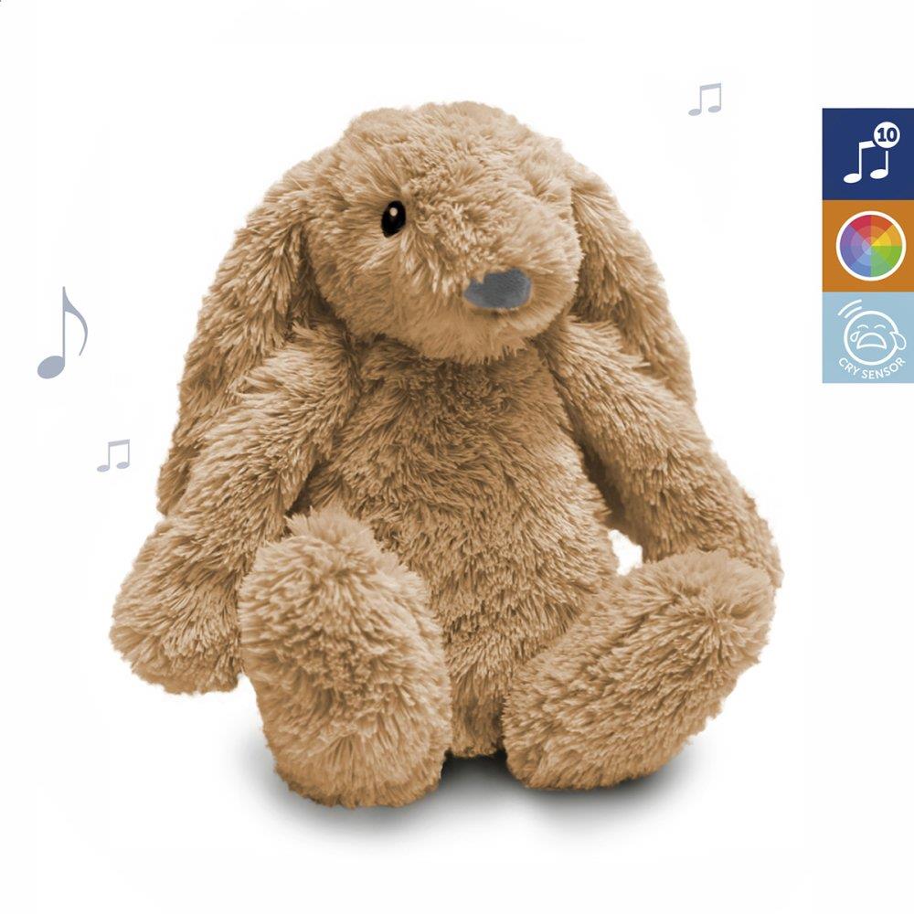 ZAZU - Králíček RO s nočním světlem a USB nabíjením béžový