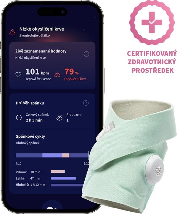 Owlet Dream Sock 0-18 měsíců