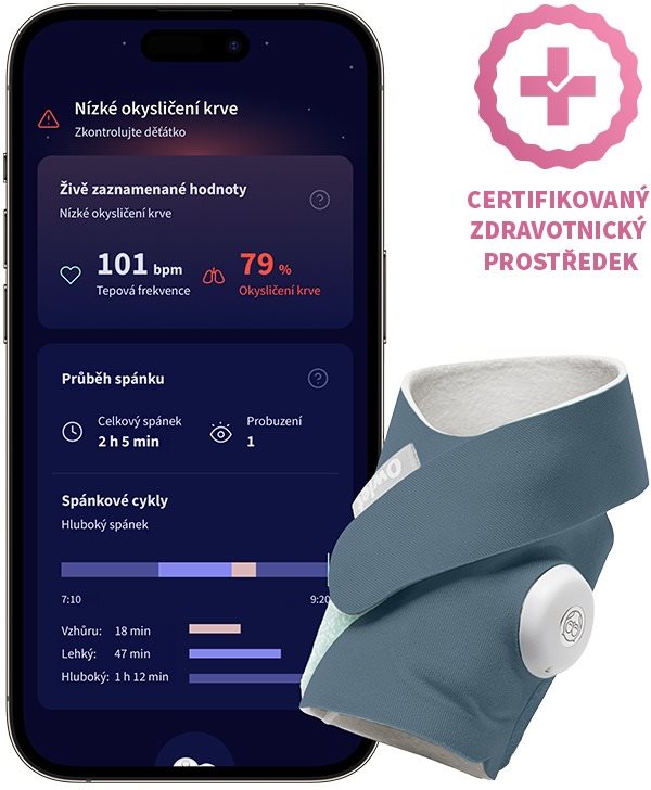 Owlet Dream Sock 0-18 měsíců