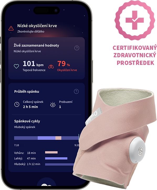 Owlet Dream Sock 0-18 měsíců