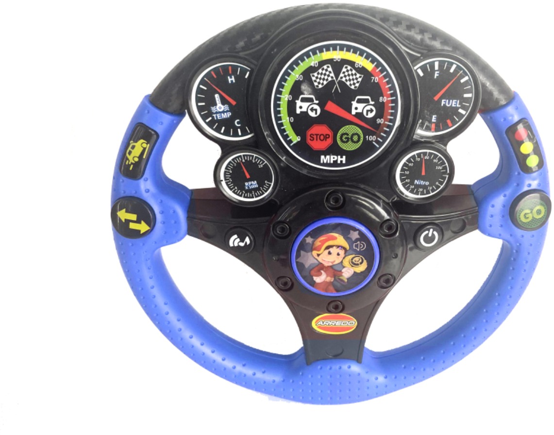 Alltoys Dětský volant se zvuky a písníčkami