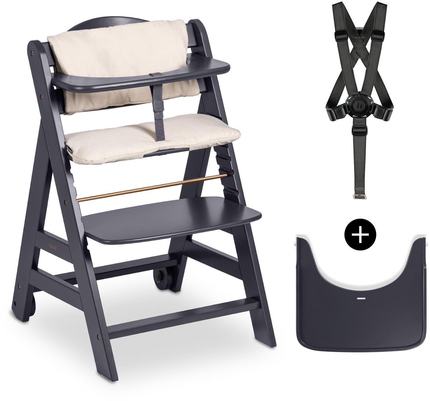 Hauck Beta+B Dark Grey