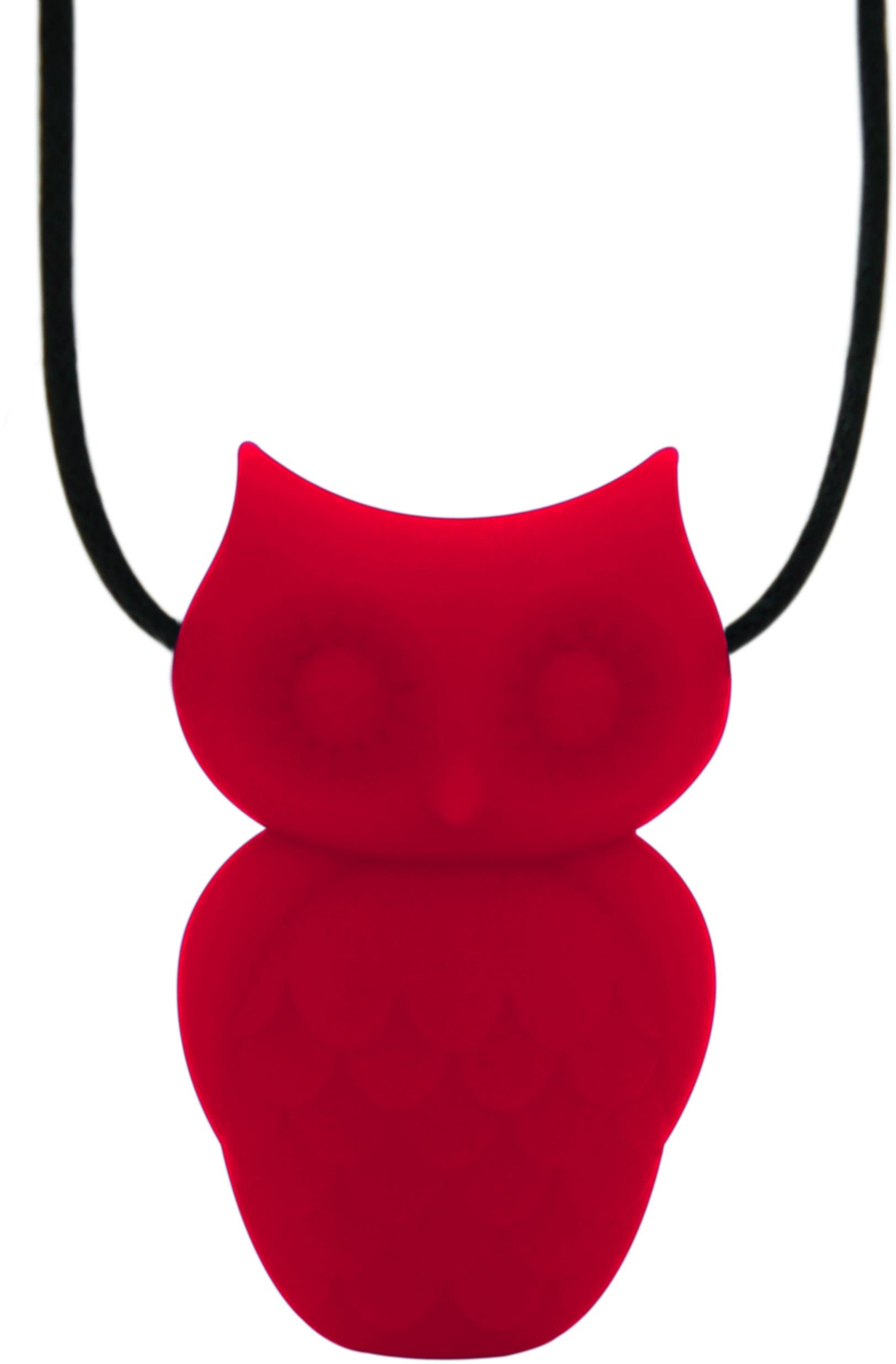 Jellystone Designs Uklidňující přívěsek Sovička růžový