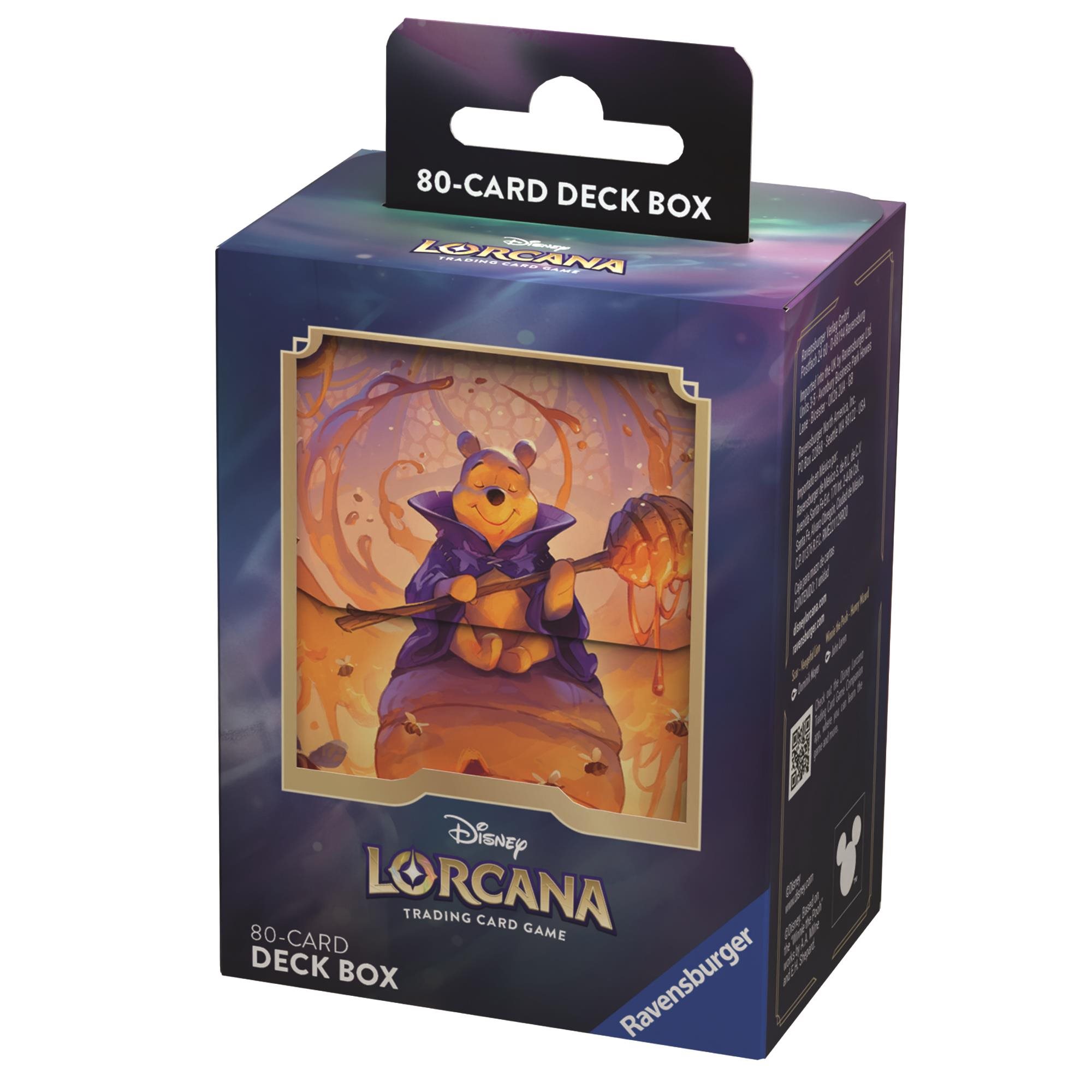 Disney Lorcana: Azurite Sea - Deck Box Winnie the Pooh, Hunny Wizard