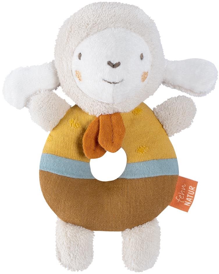 Baby Fehn Měkký kroužek ovečka