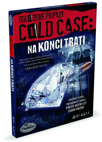 ThinkFun 766260 Odložené případy: Na konci trati