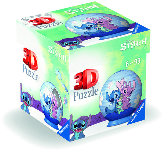 Ravensburger 115990 Puzzle-Ball Disney: Stitch - Stitch & Angel
