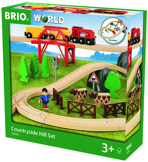 Brio 33909 Vlaková sada s venkovskou krajinou