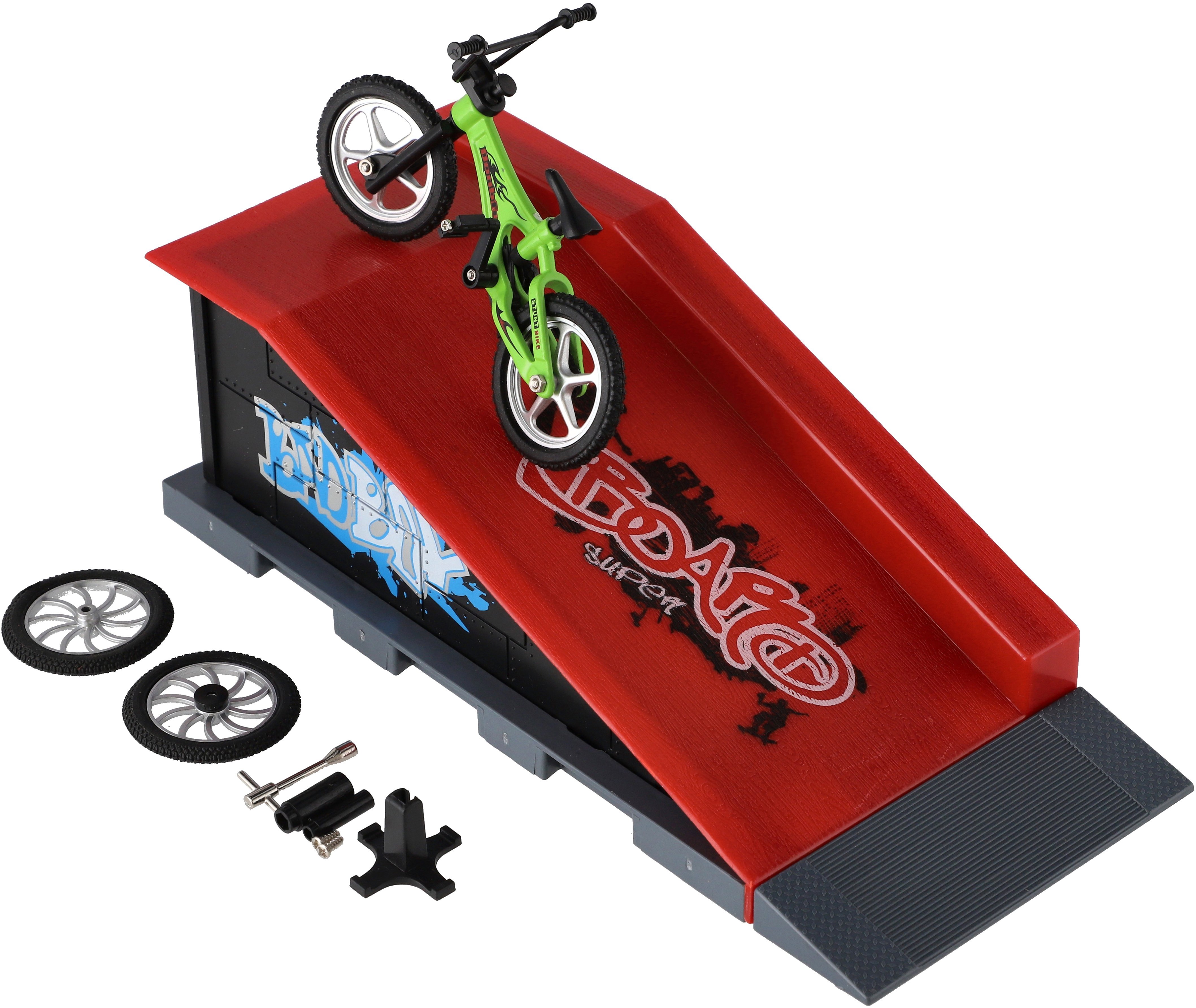 Teddies Skatepark - Kolo prstové šroubovací s rampou