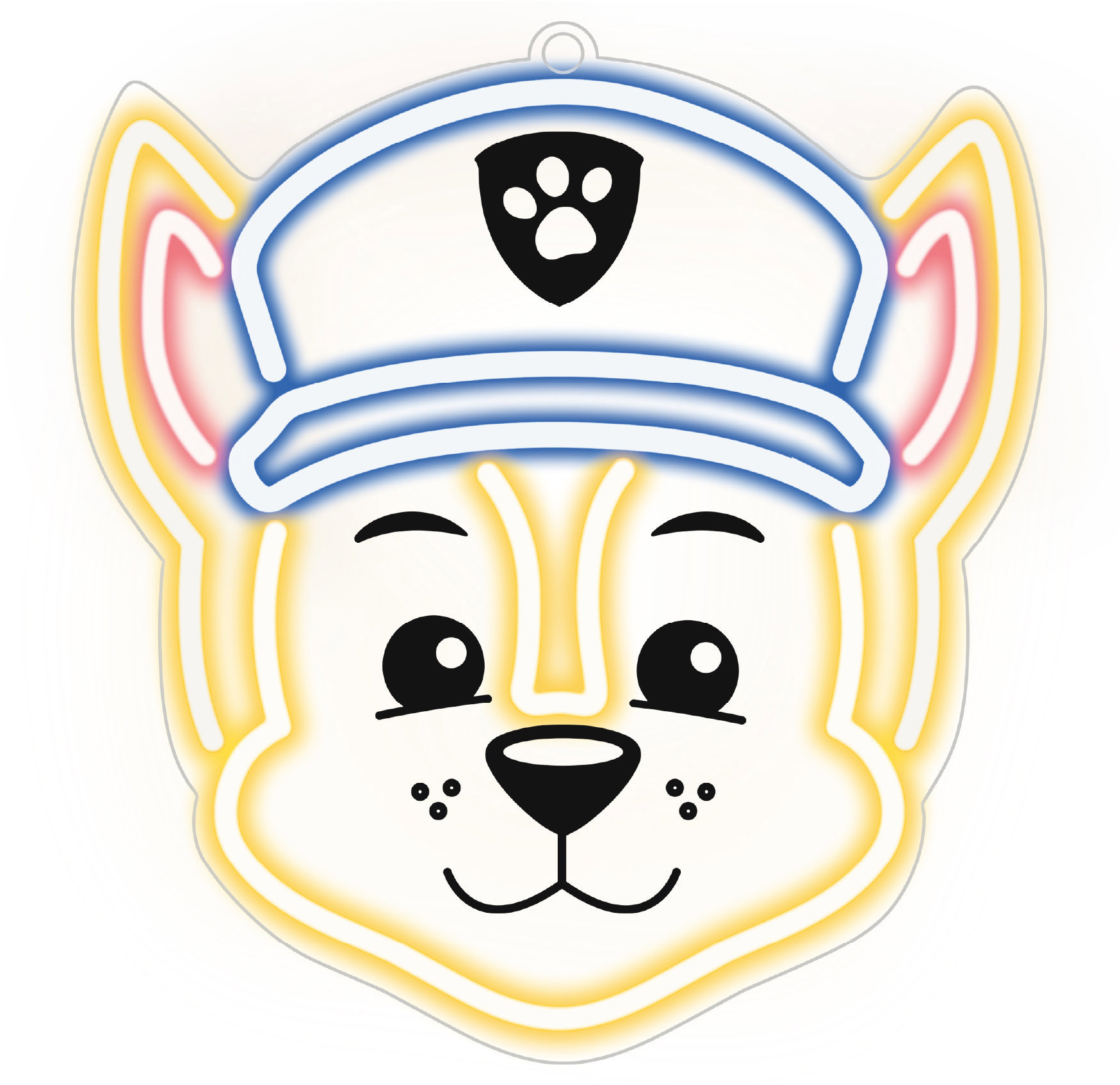 Tlapková patrola Dekorativní LED neon - Chase