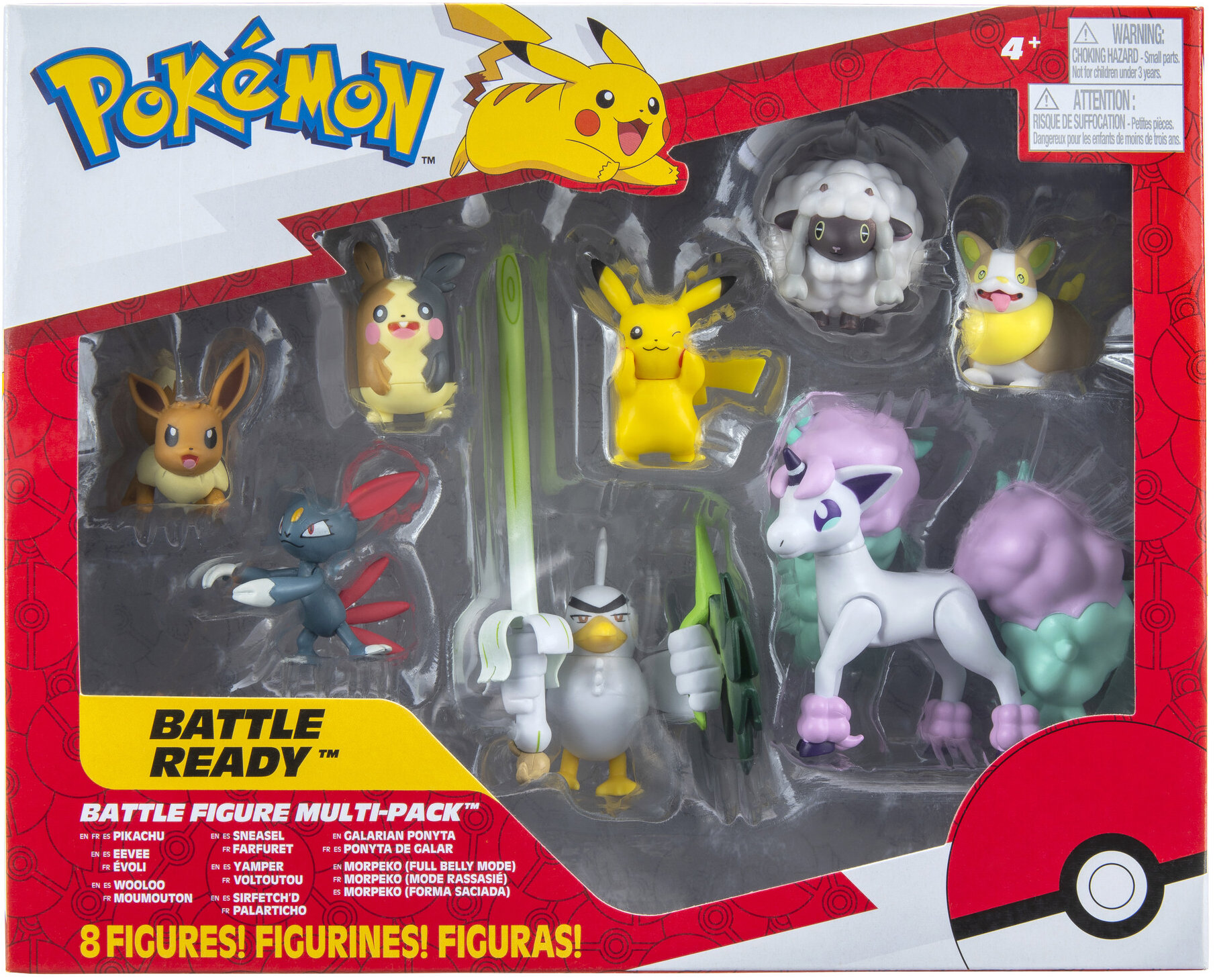 Jazwares Pokémon sada 8 ks