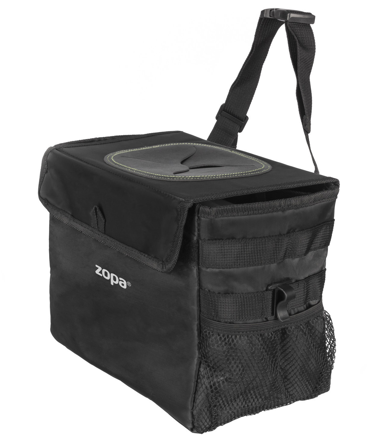Zopa Vodotěsný koš s víkem Black