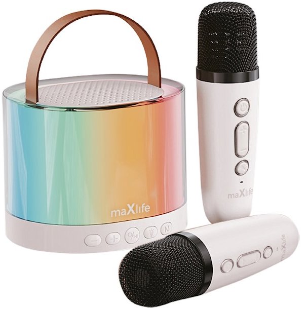 Maxlife MXKS-200 Bluetooth karaoke set bílý