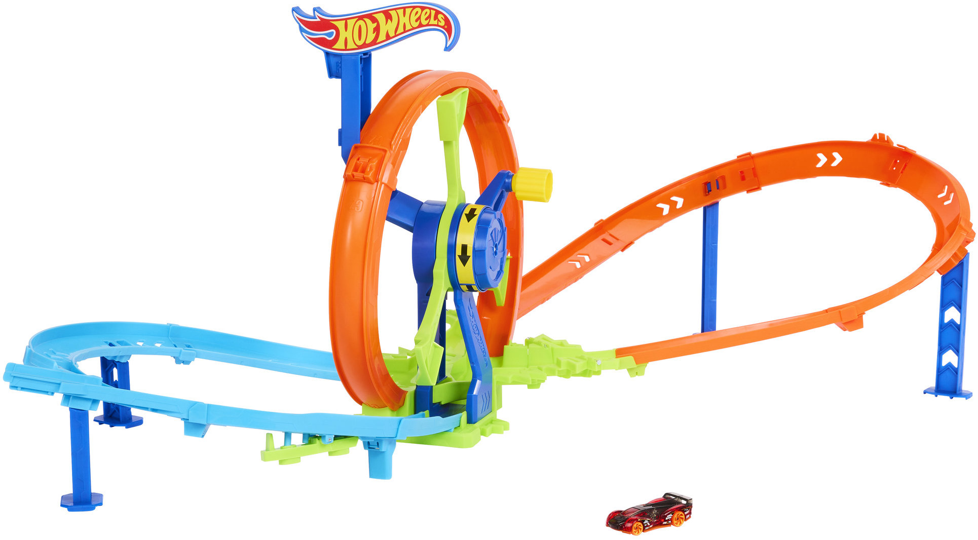 Hot Wheels Řetězový náraz a angličák