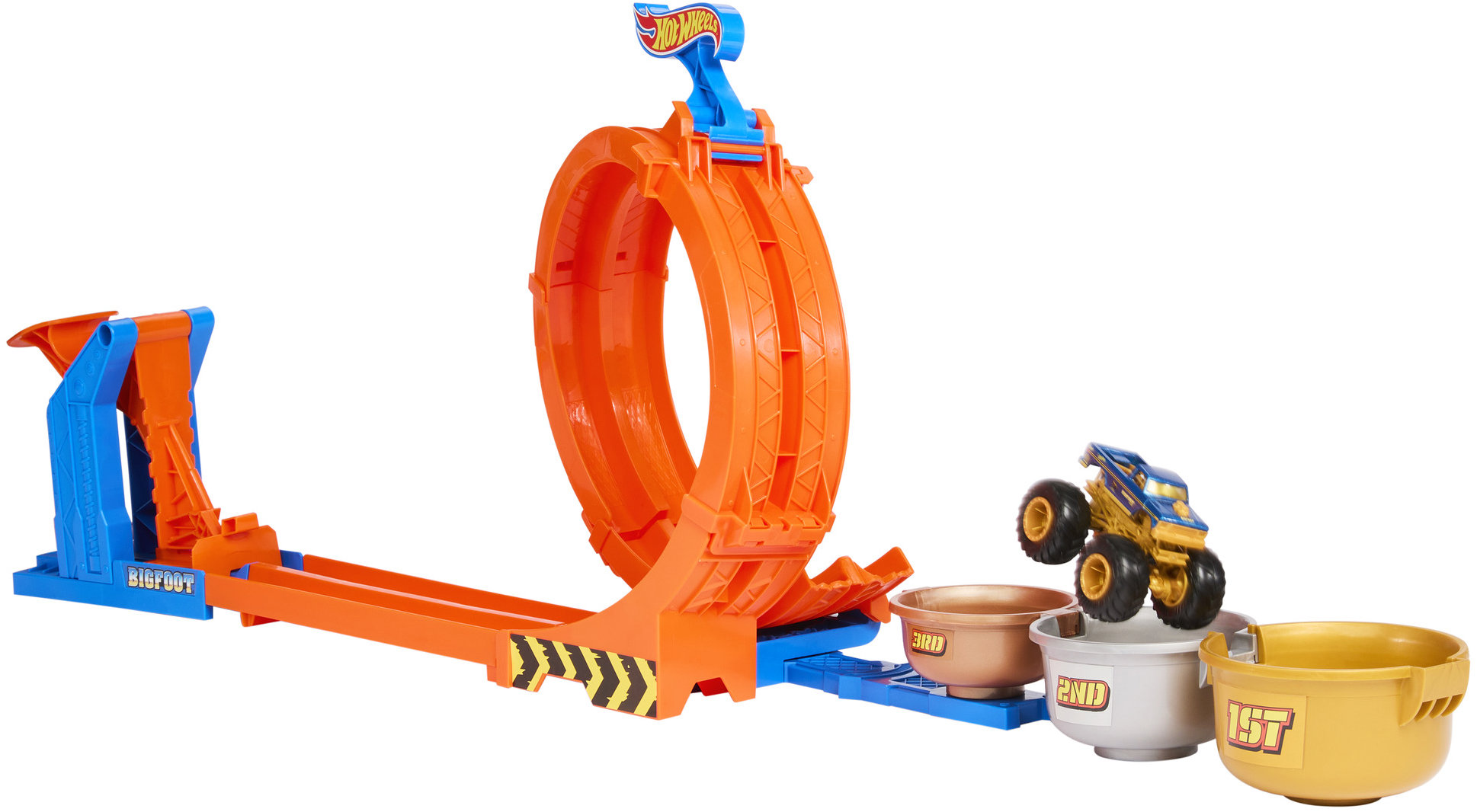 Hot Wheels Monster Trucks Dráha se smyčkou a Bigfootem