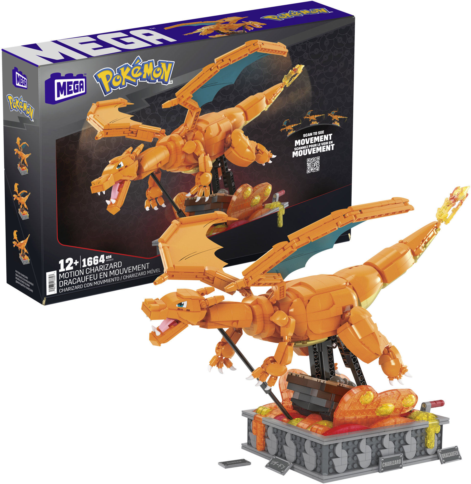 Mega Pokémon Pohyblivá figurka Charizard