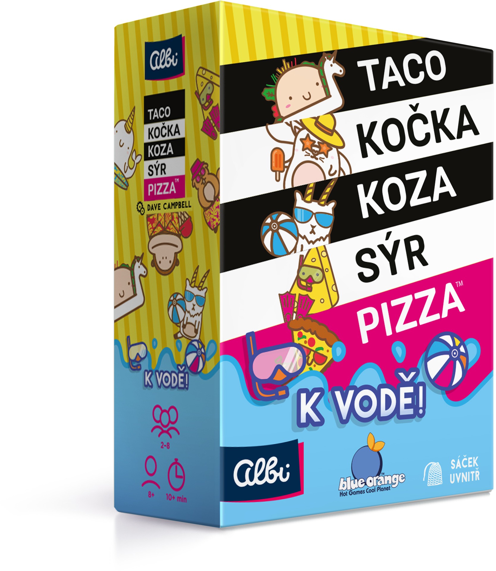 Taco, kočka k vodě