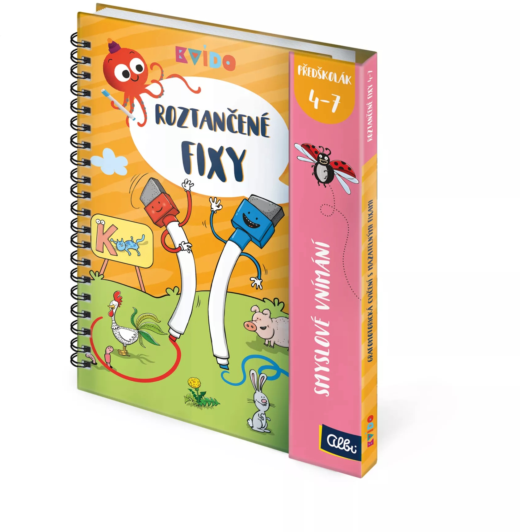 Kvído - Roztančené fixy 2 smyslové vnímání 4-7+