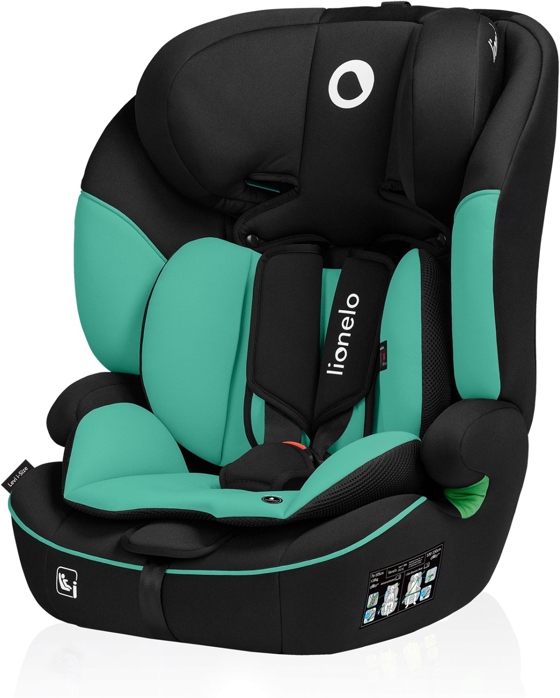 Lionelo Levi i-Size Green Emerald