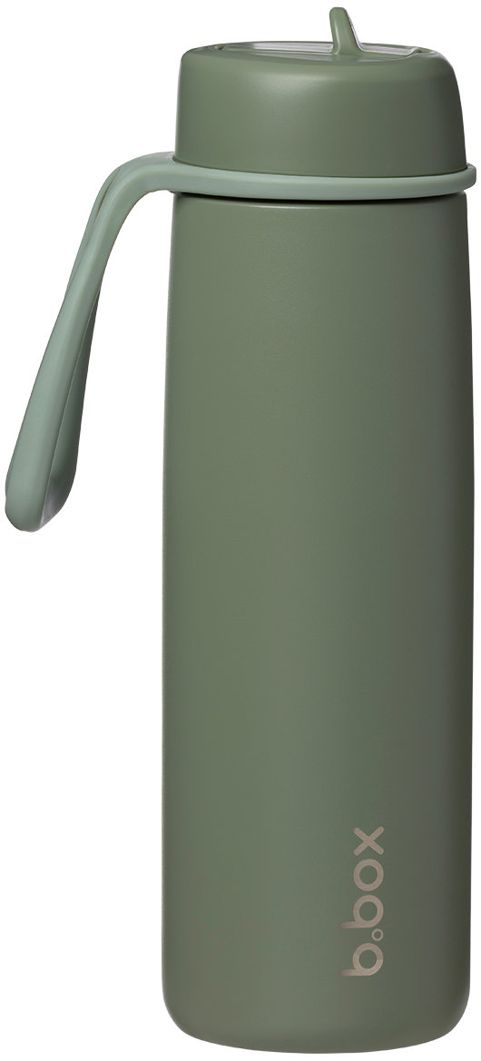 B.box Termolahev s brčkem 690 ml olive