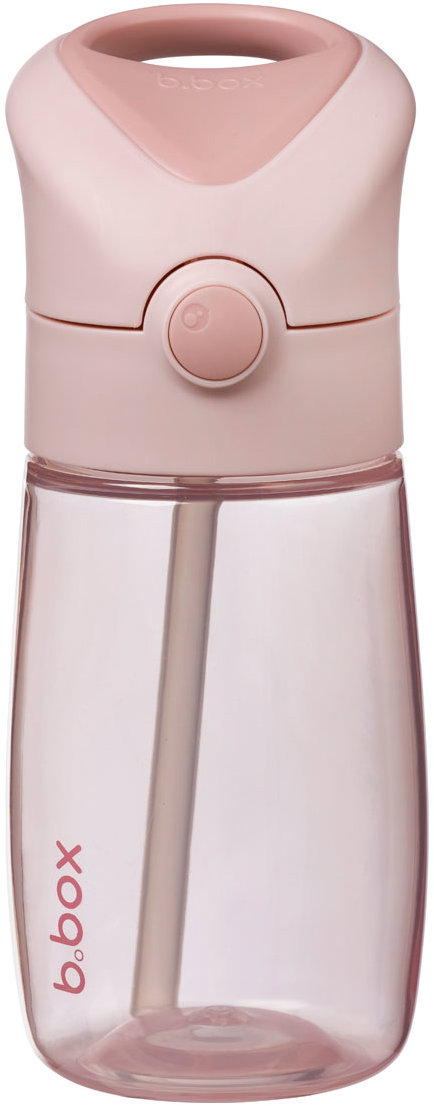 B.box Láhev s brčkem Junior 380 ml blush crush