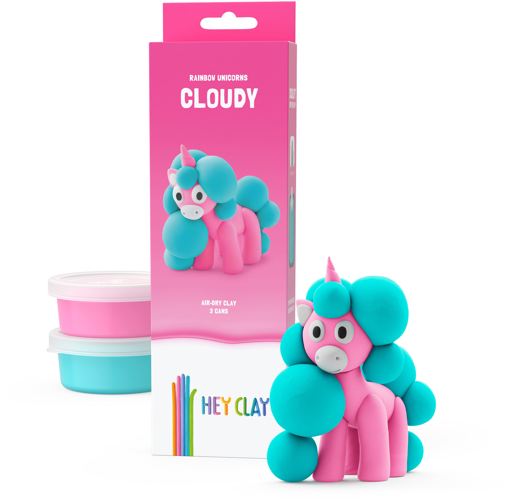 Hey Clay Jednorožec Cloudy