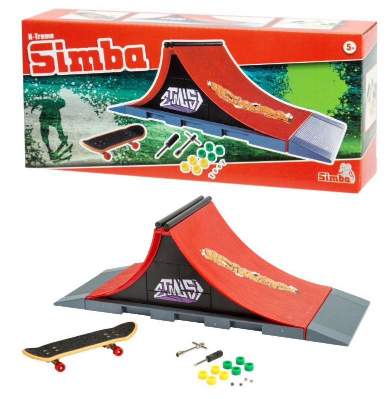 Simba Prstový skateboard s rampou