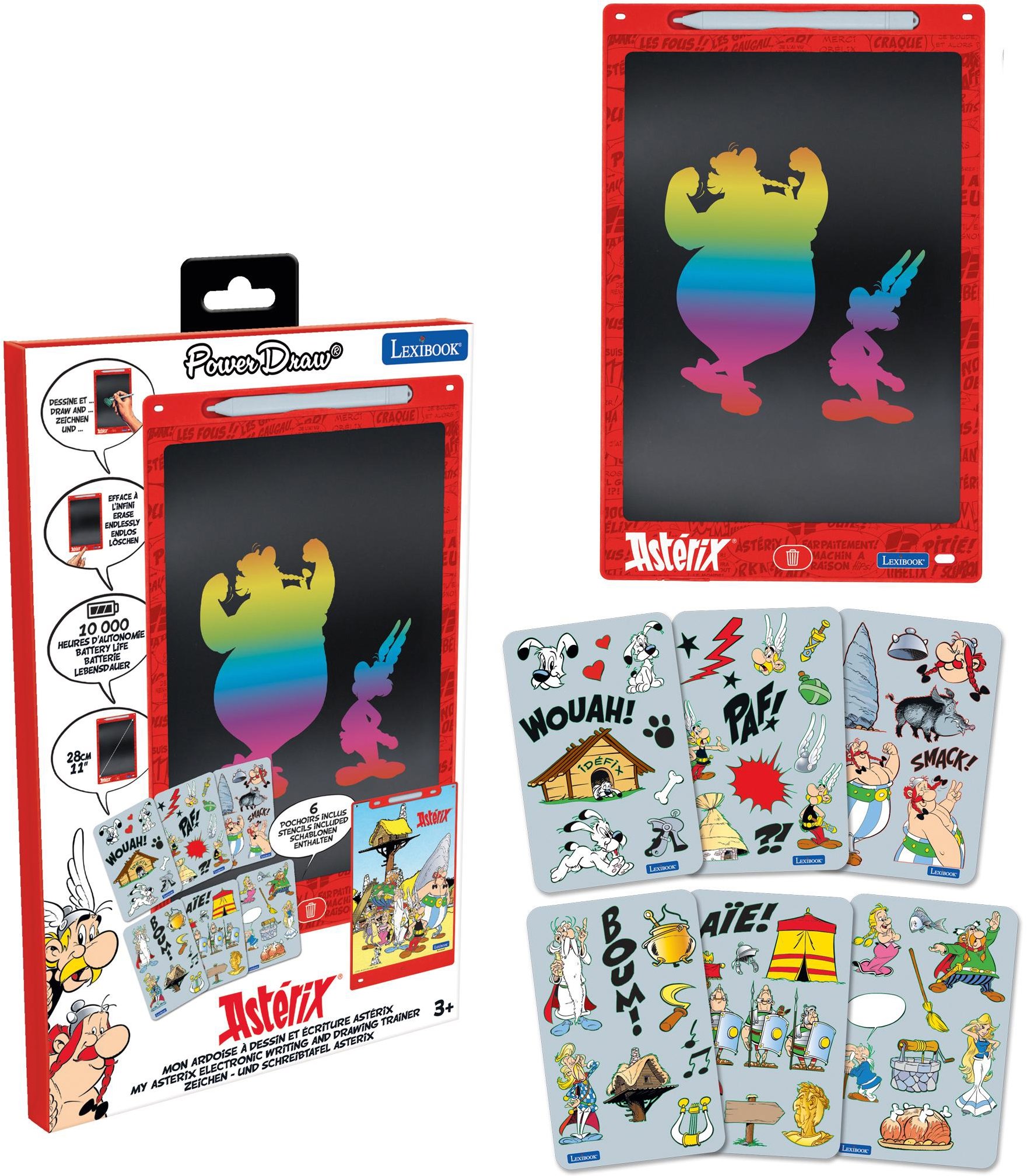 Lexibook Asterix a Obelix 11'' se šablonami