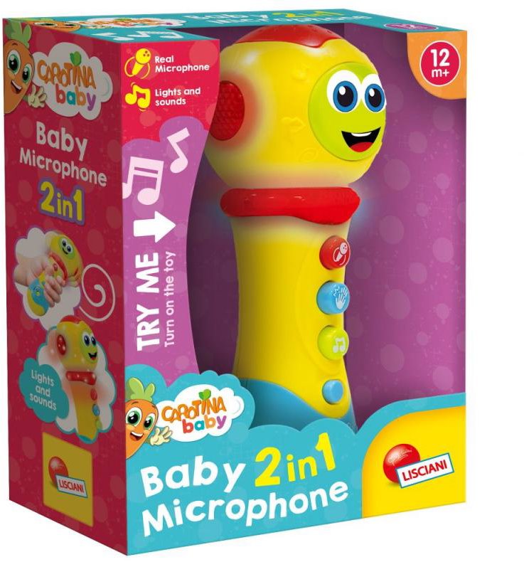 Lisciani Carotina Baby Mikrofon 2v1