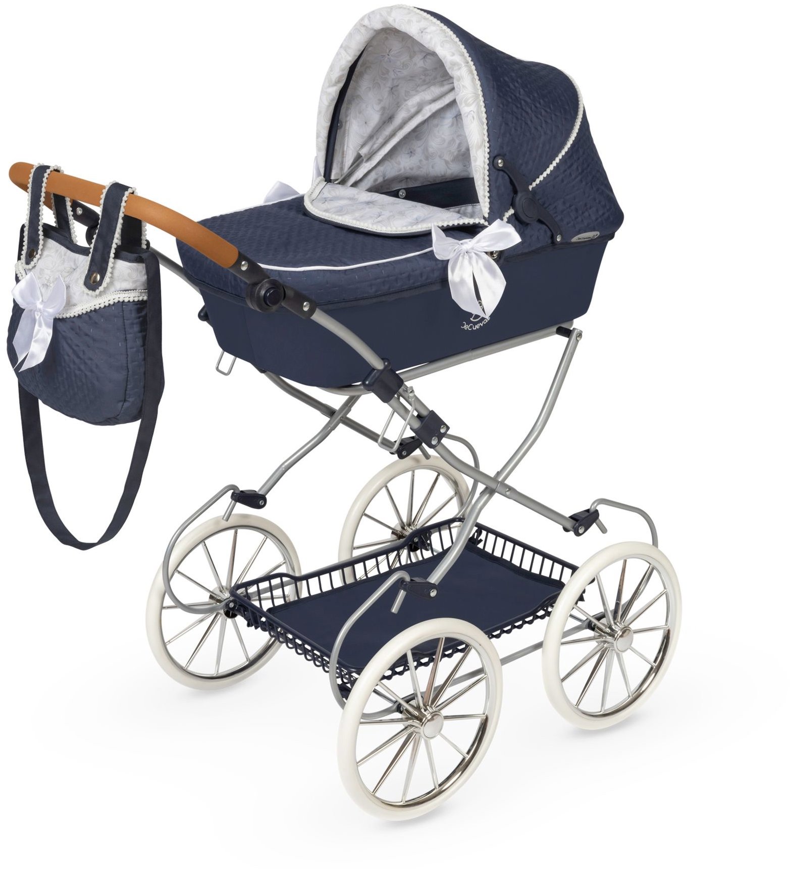 DeCuevas 80044 Skládací kočárek s taškou Vintage 2025 - 81 cm