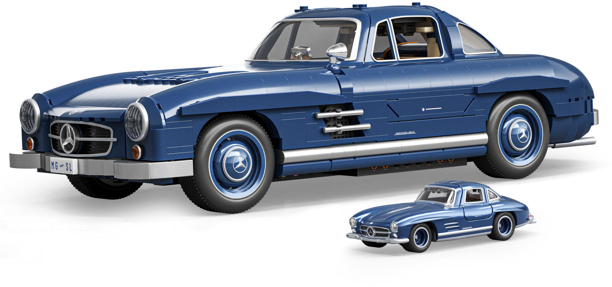 Mattel Brick Shop Hot Wheels Premium series Mercedes-Benz 300SL