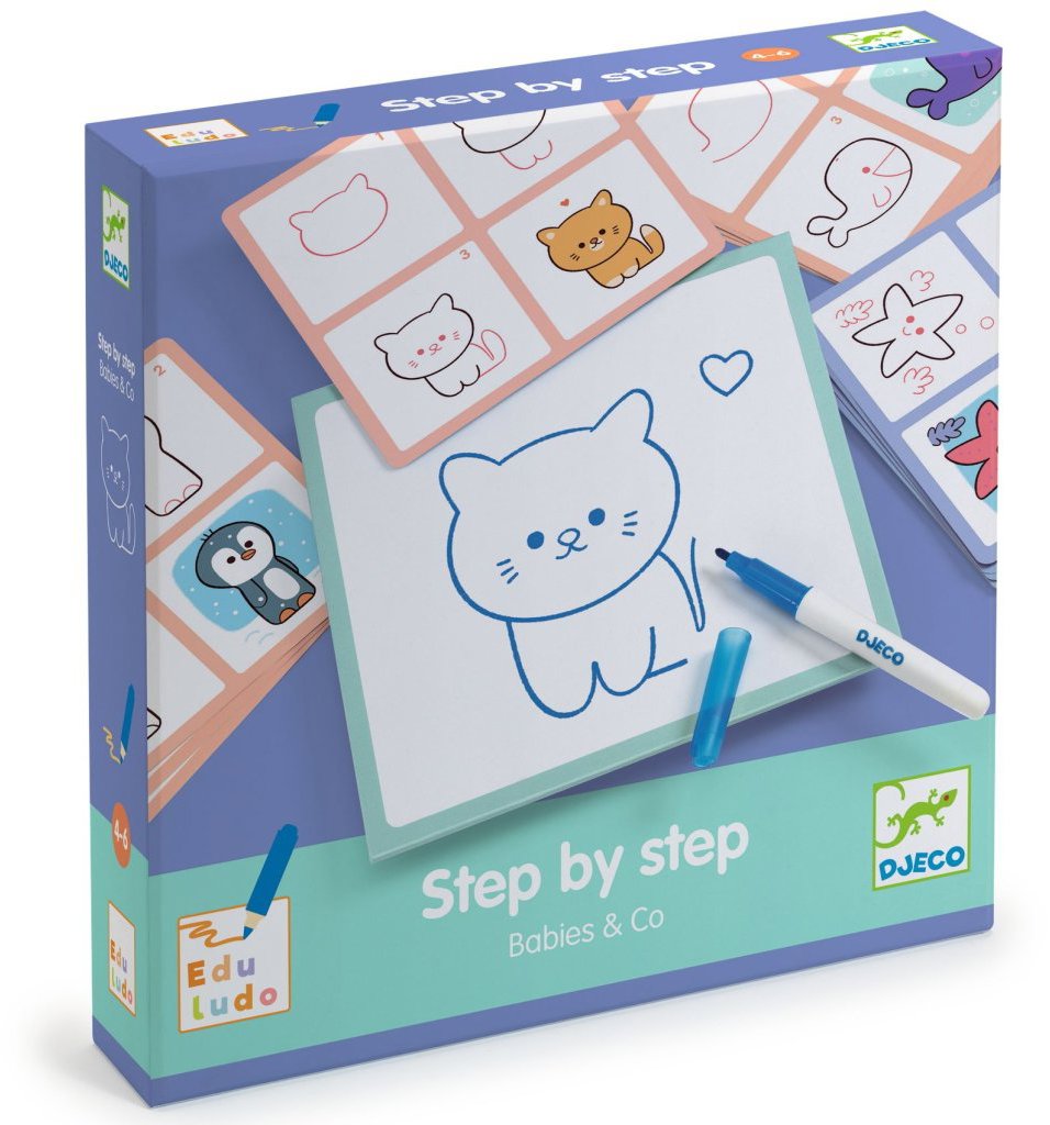 Djeco Kreslení Step by step Mláďátka