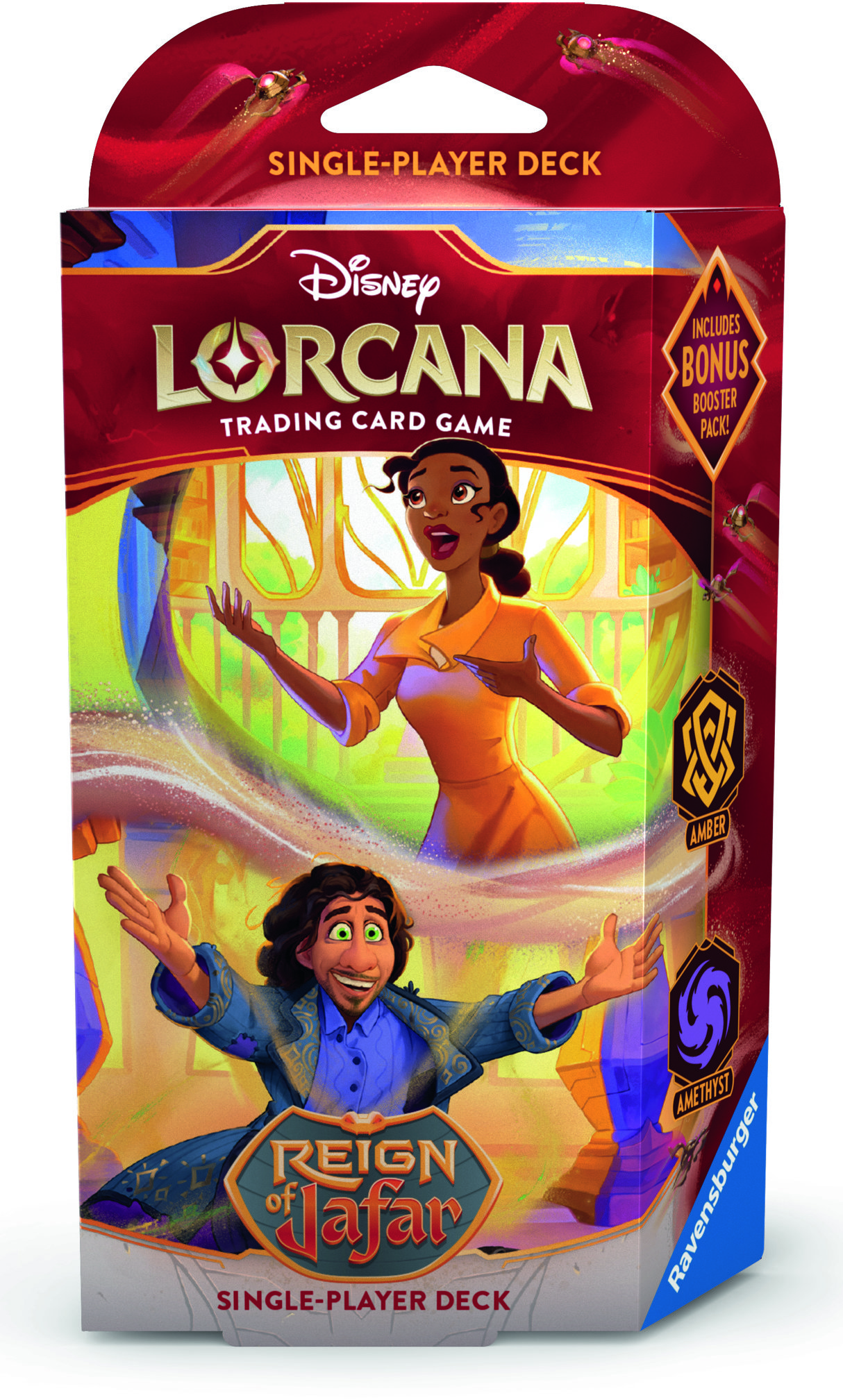 Disney Lorcana: Reign of Jafar - Starter Deck single Amber & Amethyst Tiana & Bruno