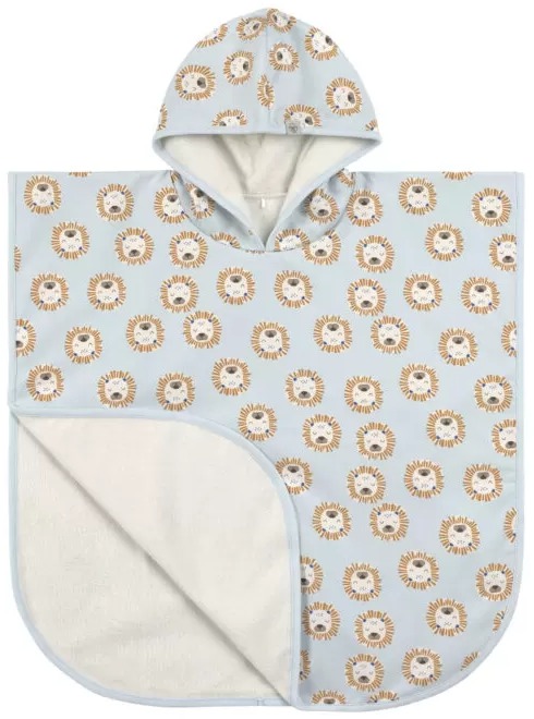 Lässig Beach Poncho lion powder blue