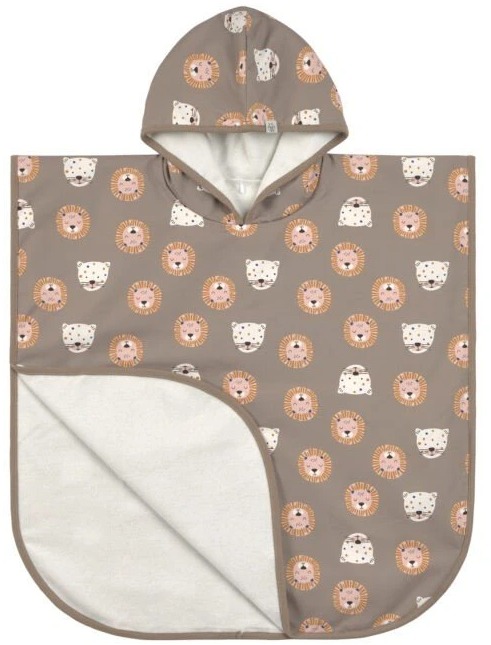 Lässig Beach Poncho wild cats choco
