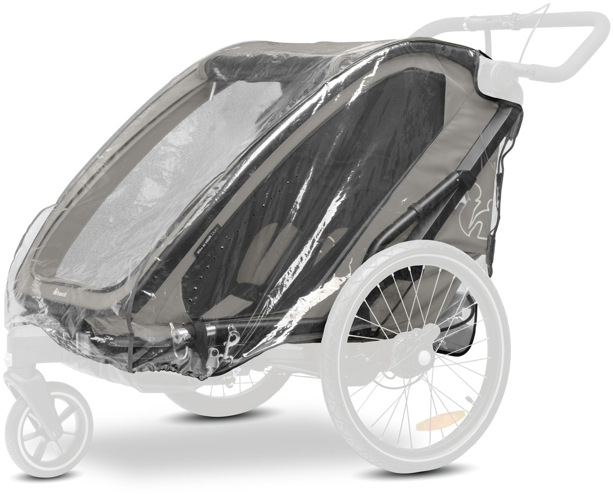 Hauck Ochrana před deštěm na cyklovozík Bike N Walk Duo