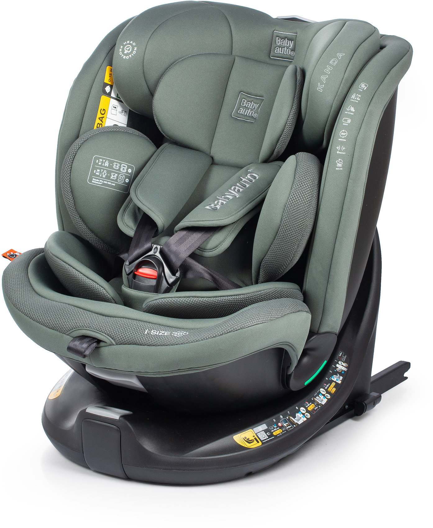 BabyAuto Kanda i-Fix i-Size 360 Pine Green