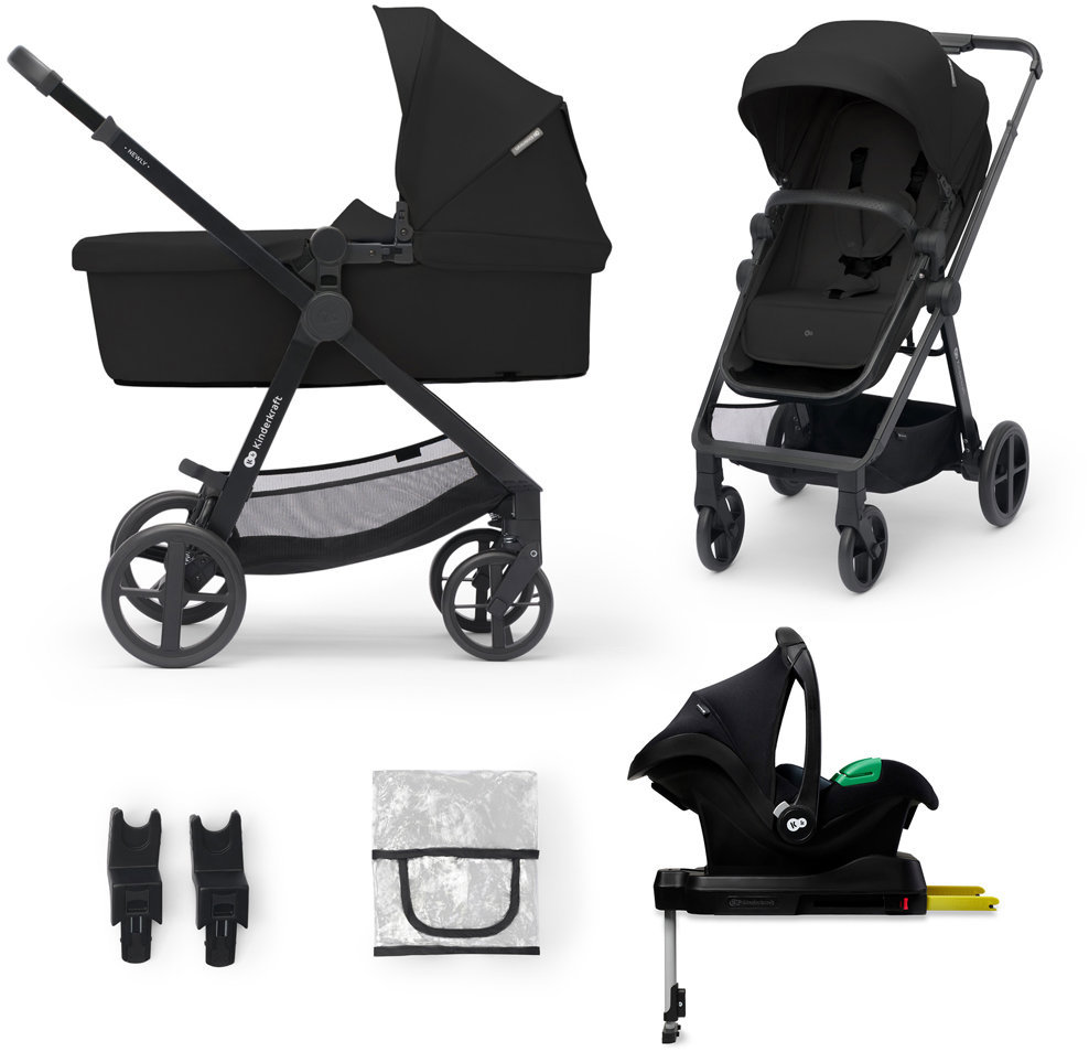 Kinderkraft Newly Classic 4v1 Black + Mink Pro