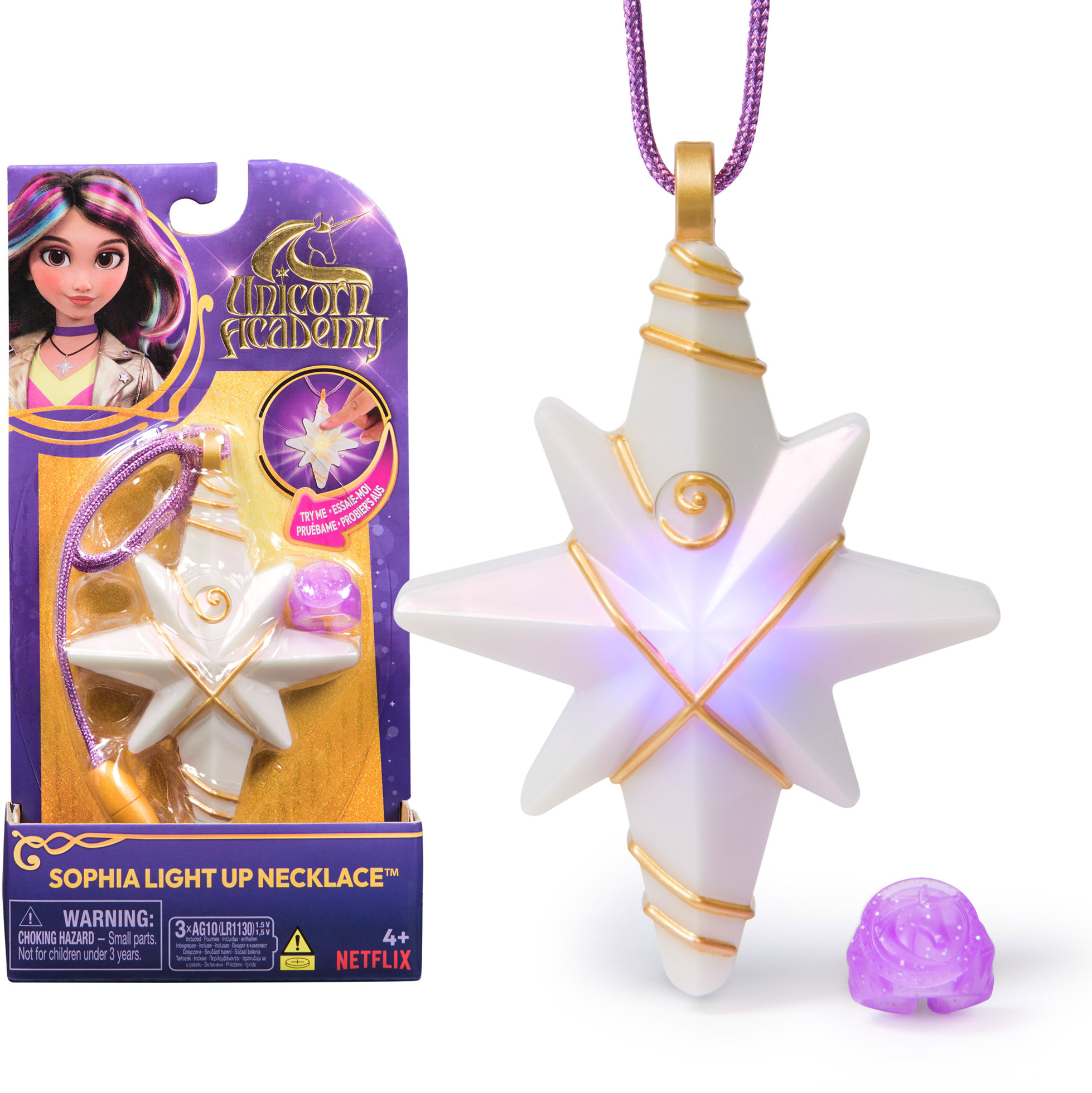 Unicorn Academy Náhrdelník s prstenem