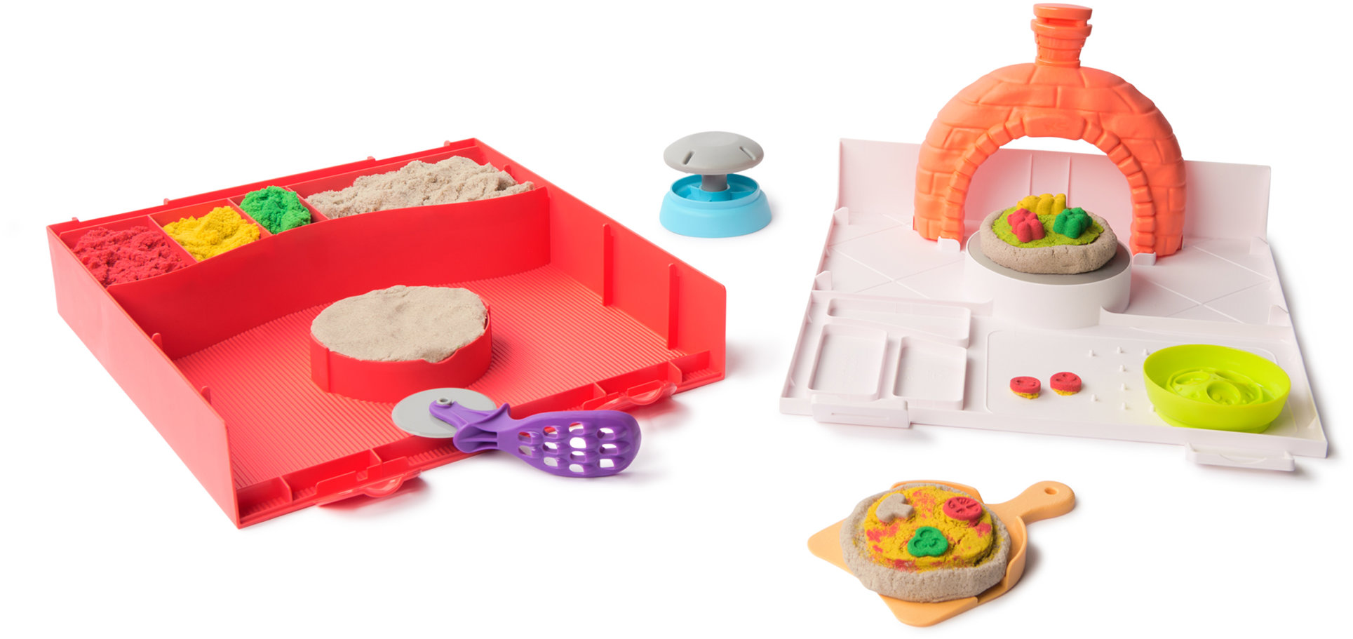 Kinetic Sand Výroba pizzy