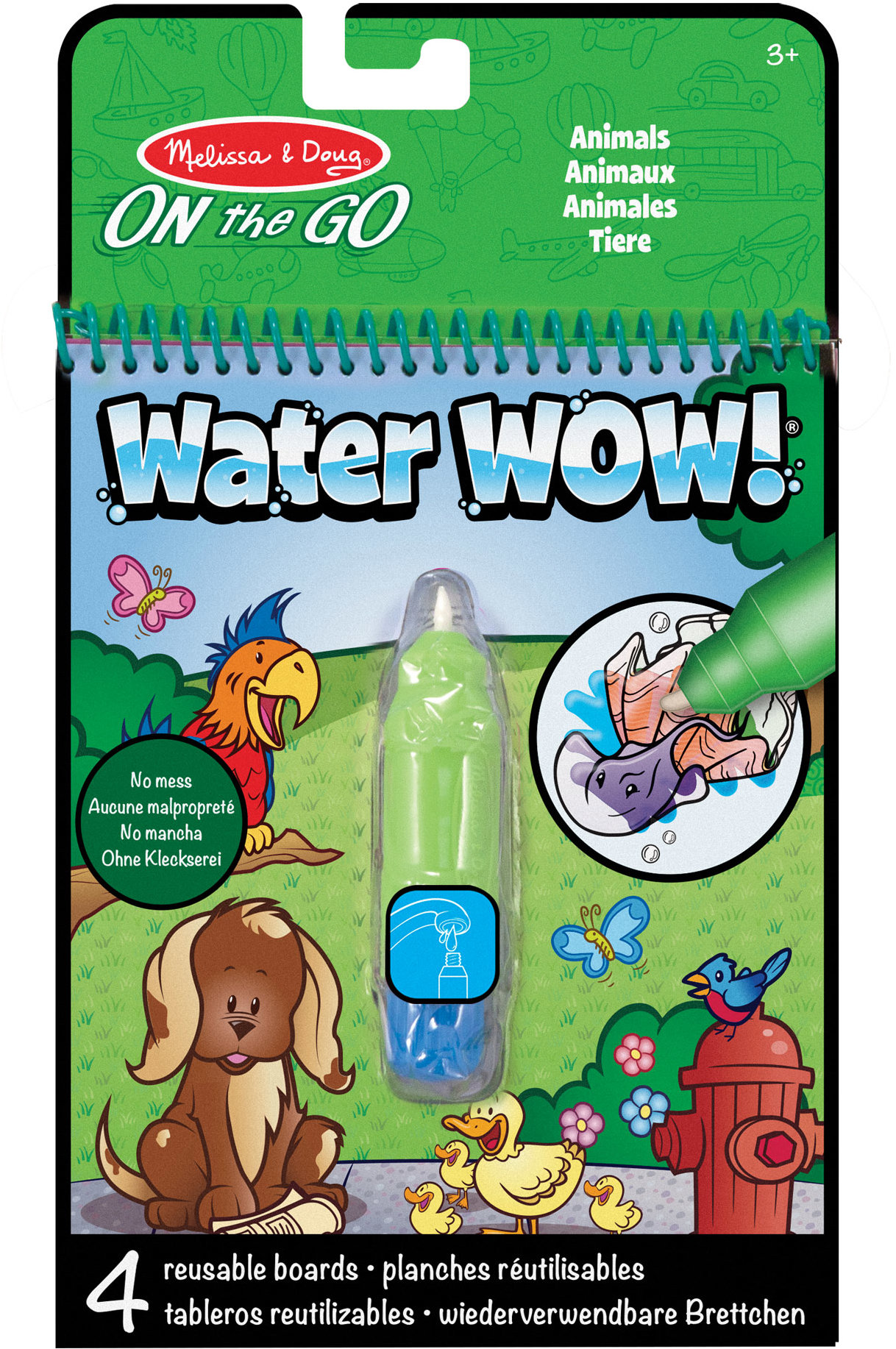 Melissa & Doug Water Wow kouzlení vodou - Zvířátka