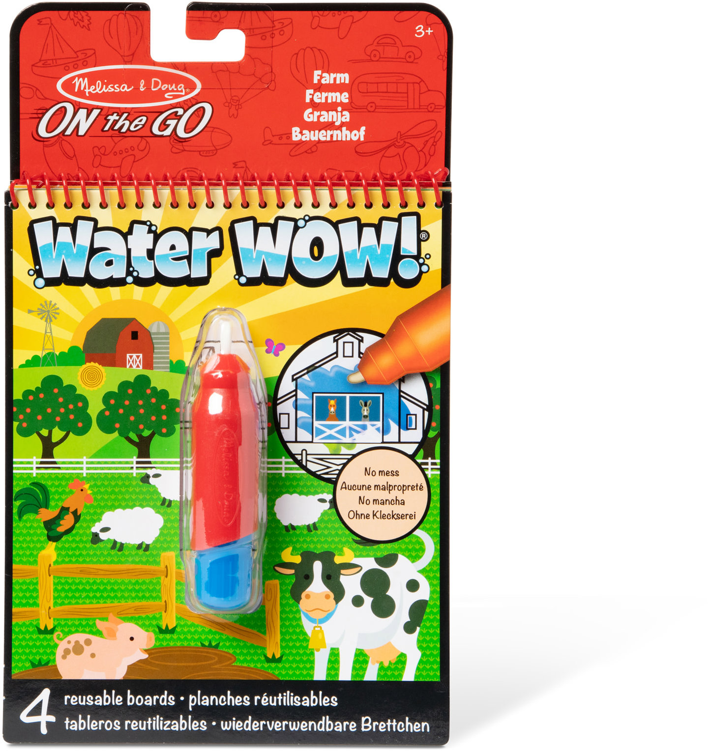 Melissa & Doug Water Wow kouzlení vodou - Farma