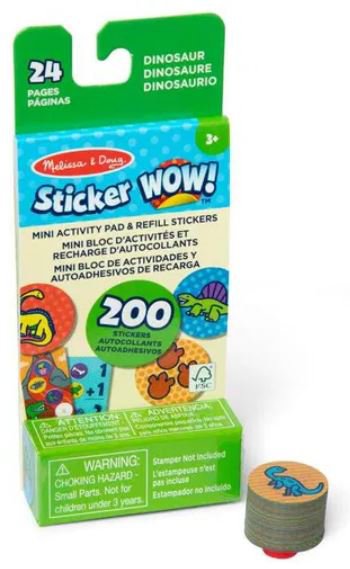 Melissa & Doug Sticker Wow náplně samolepek oblíbené předměty