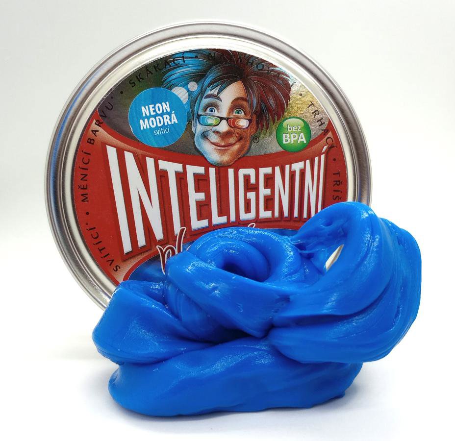 Intelingentní plastelína - Neon modrá