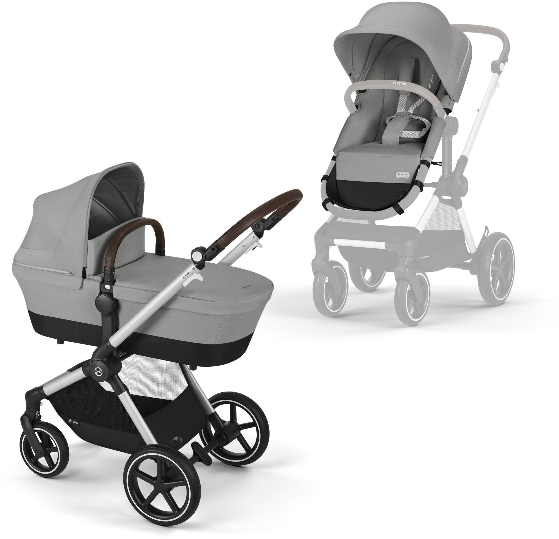 Cybex Eos Lux SLV Stone Grey/mid grey