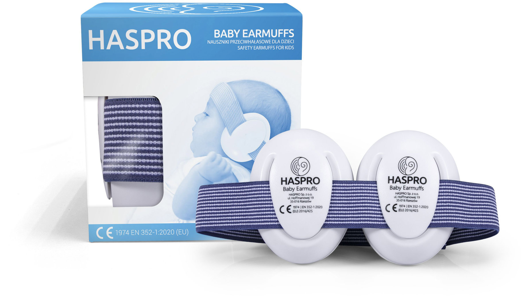 Haspro Hearing Protection Baby modré