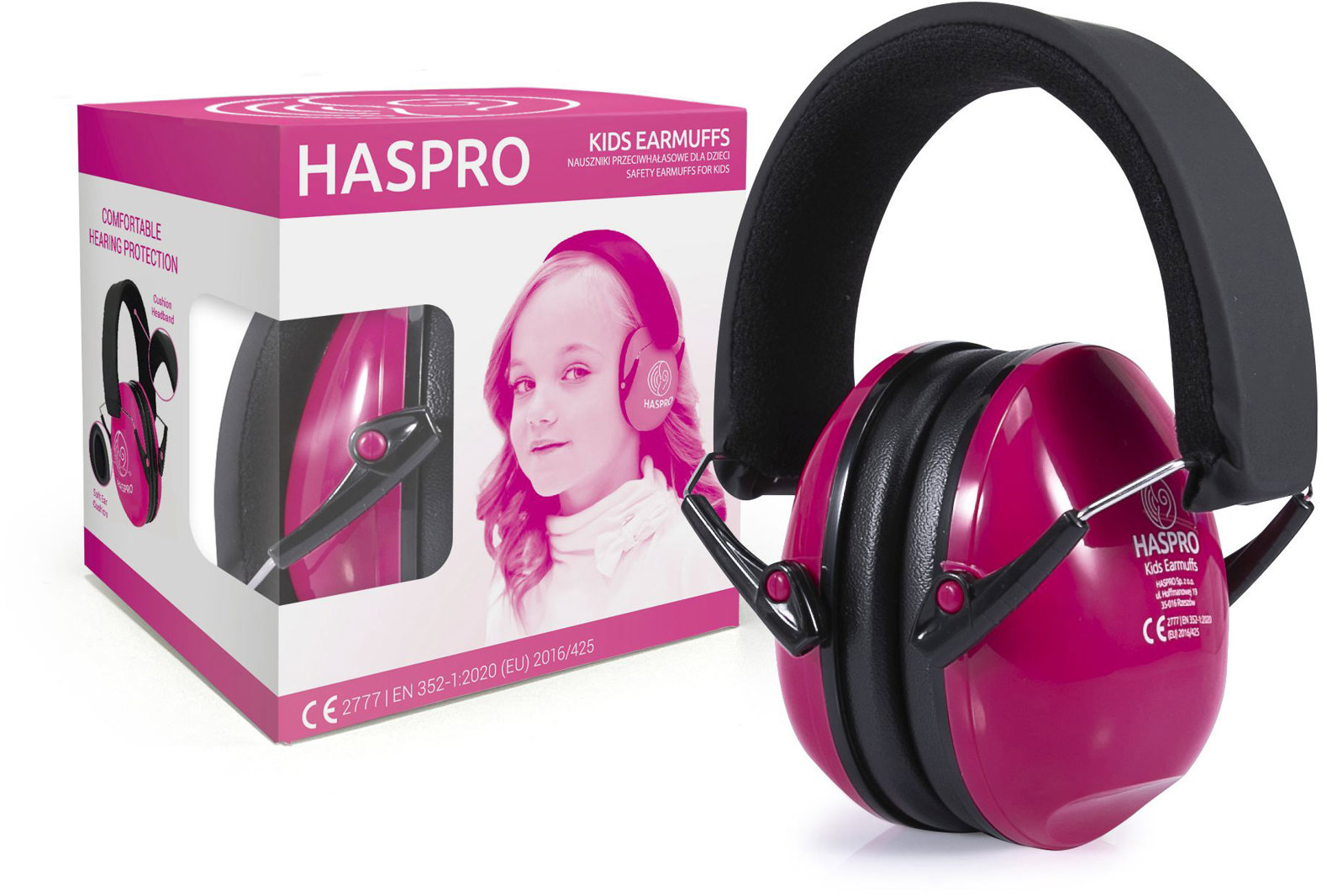 Haspro Hearing Protection Kids růžové